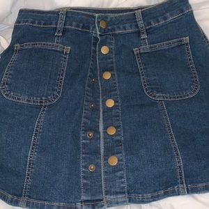 Altars State jean skirt.